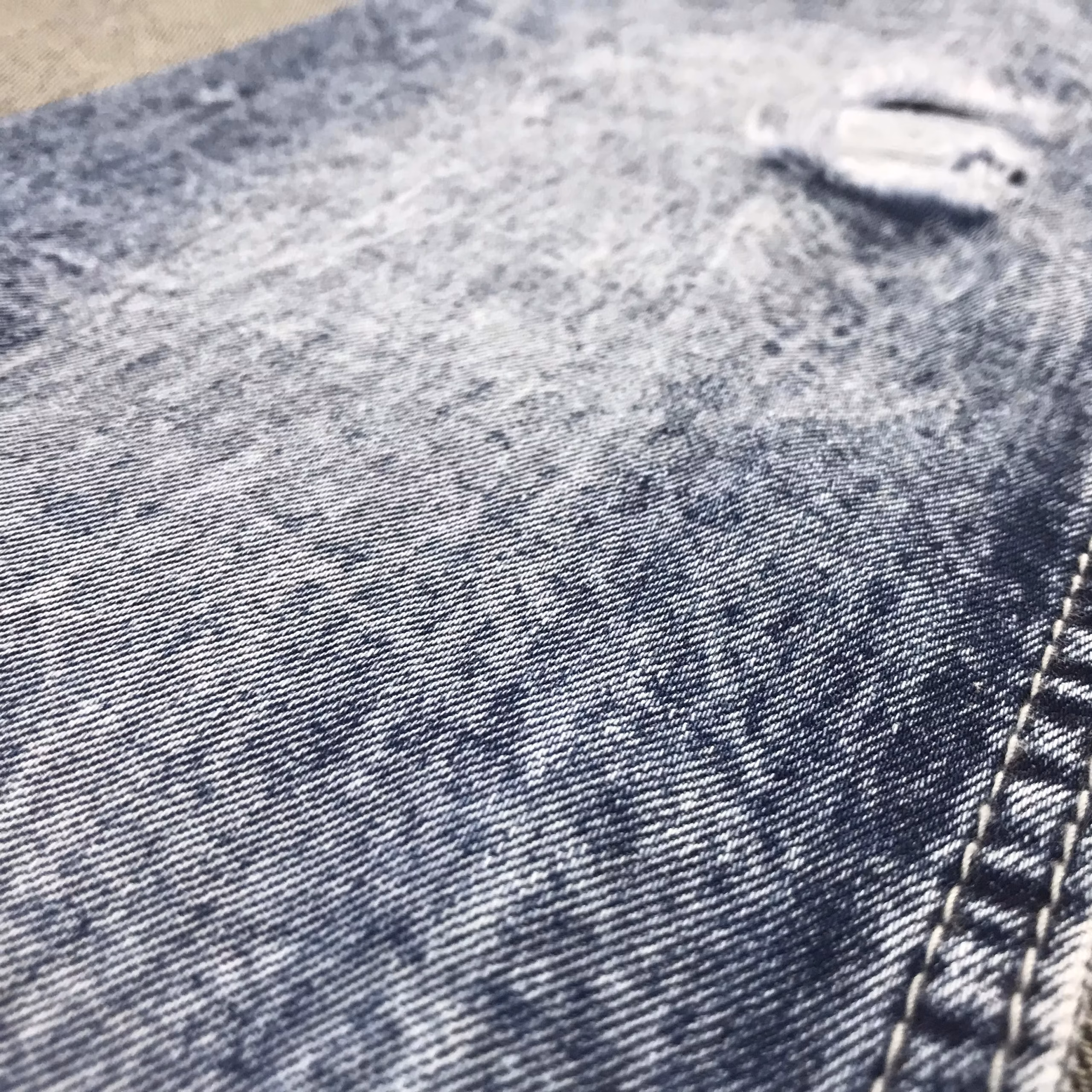 Wholesale Good Stretch Soften Acid Wash Denim Fabric 图库 5