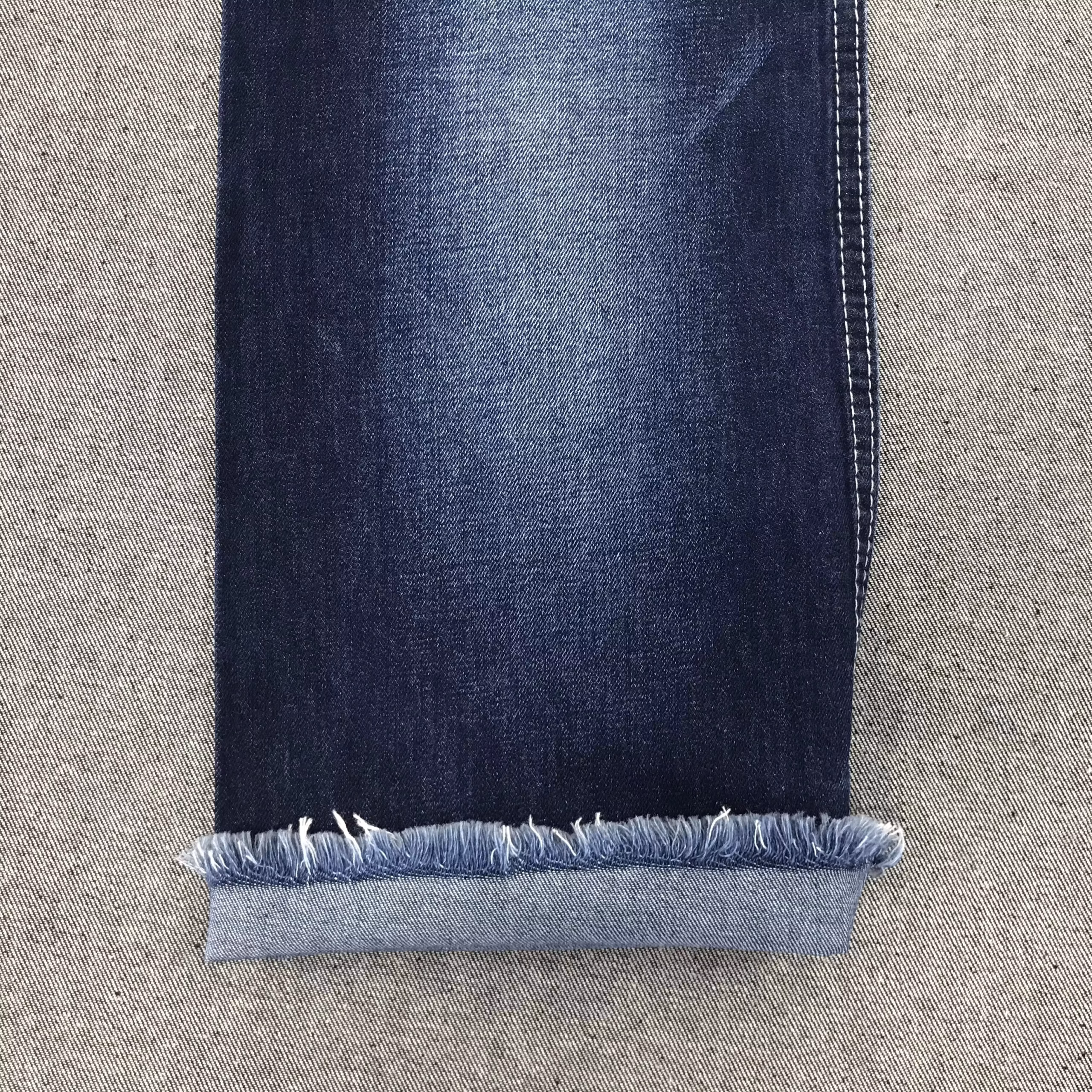Wholesale Good Stretch Soften Acid Wash Denim Fabric 图库 2